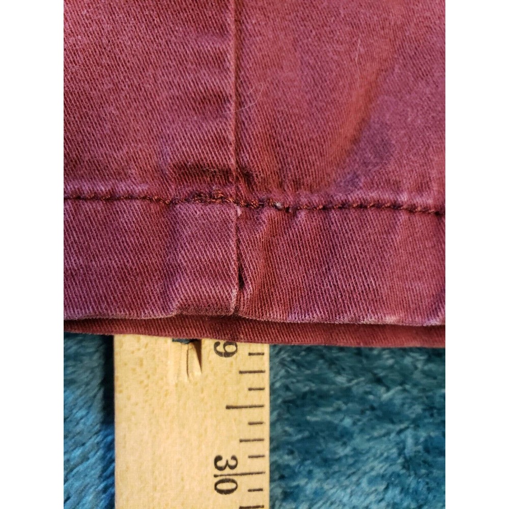 Old Navy Pants Mens Red 34x32 Stretch Career Work Straight Chino Preppy Slim - Picture 8 of 12